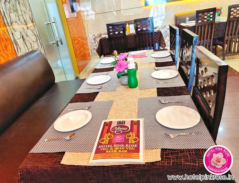 Restaurant breakfast lunch dinner Hotel Pink Rose Garhshankar Hoshiarpur