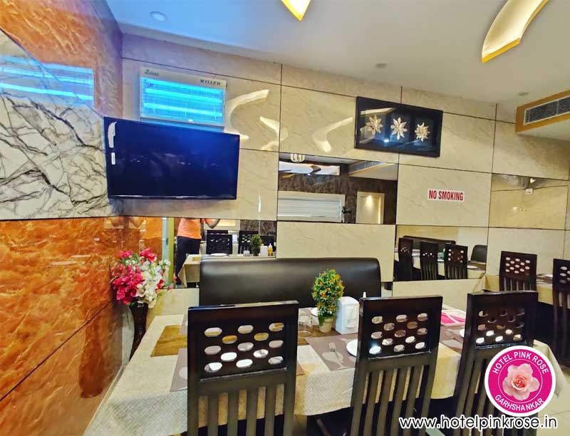 Restaurant breakfast lunch dinner Hotel Pink Rose Garhshankar Hoshiarpur